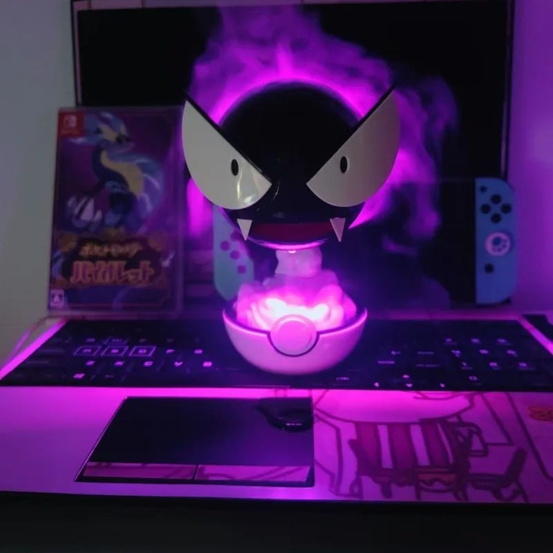 💨✨ Figura Humidificadora de Gastly – Pokémon Decorativo con Rociador USB