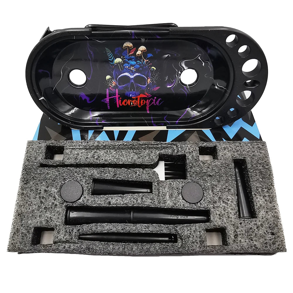 🌿✨ Set de Bandeja Plegable para Enrolar – Incluye Tubos King Size 1¼ y ACCESORIOS 😎