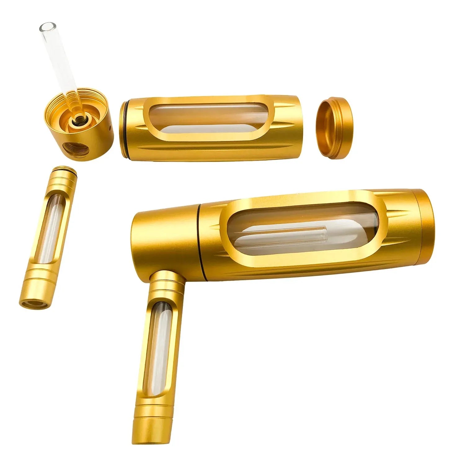 💨 Mini BONG/PIPA de Metal – Hookah Portátil de Alta Calidad con Filtro de Agua 🔥