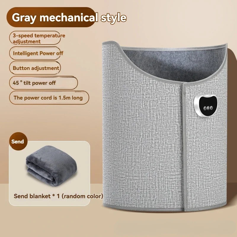 🦶🔥 Calefactor Eléctrico para Pies y Piernas – Alfombra Térmica de Escritorio