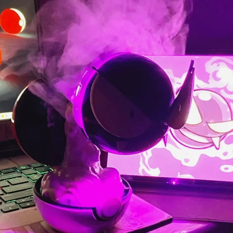 💨✨ Figura Humidificadora de Gastly – Pokémon Decorativo con Rociador USB