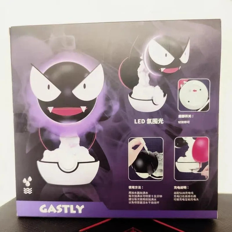 💨✨ Figura Humidificadora de Gastly – Pokémon Decorativo con Rociador USB